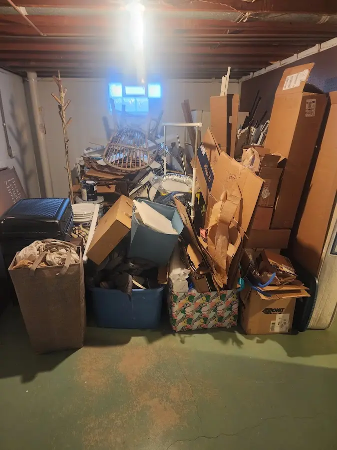 Roll-off dumpster container at job site for Construction Dumpster Rental in Catoosa